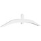 Ekena Millwork Archdale Architectural Grade PVC Gable Bracket, 108"W x 22 1/2"H x 2"D x 6"F, 5/12 Pitch GBP108X23X0206ARC00 - alternate 1